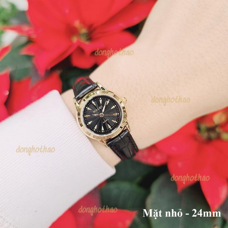 Đồng Hồ Nữ Dây Da Halei 348 Nhỏ Nhắn Women Watch Voi Đeo Tay dongho halinh