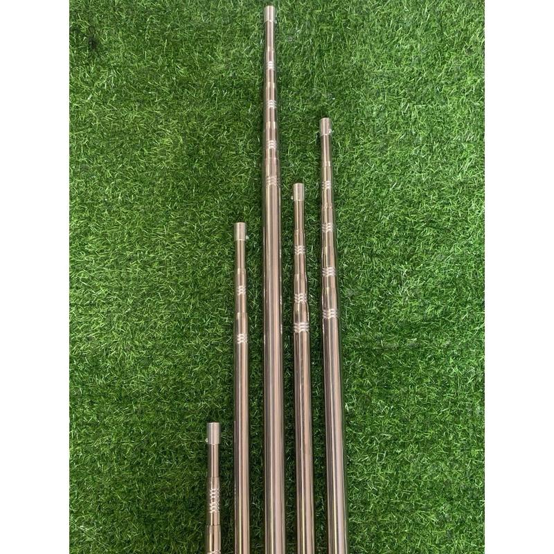 Sào rút Inox Siêu Cứng Cáp Làm Cán Vợt Câu Cá, treo lồng chim... đủ cỡ từ 3m - 7m - 9m tặng kèm đầu móc