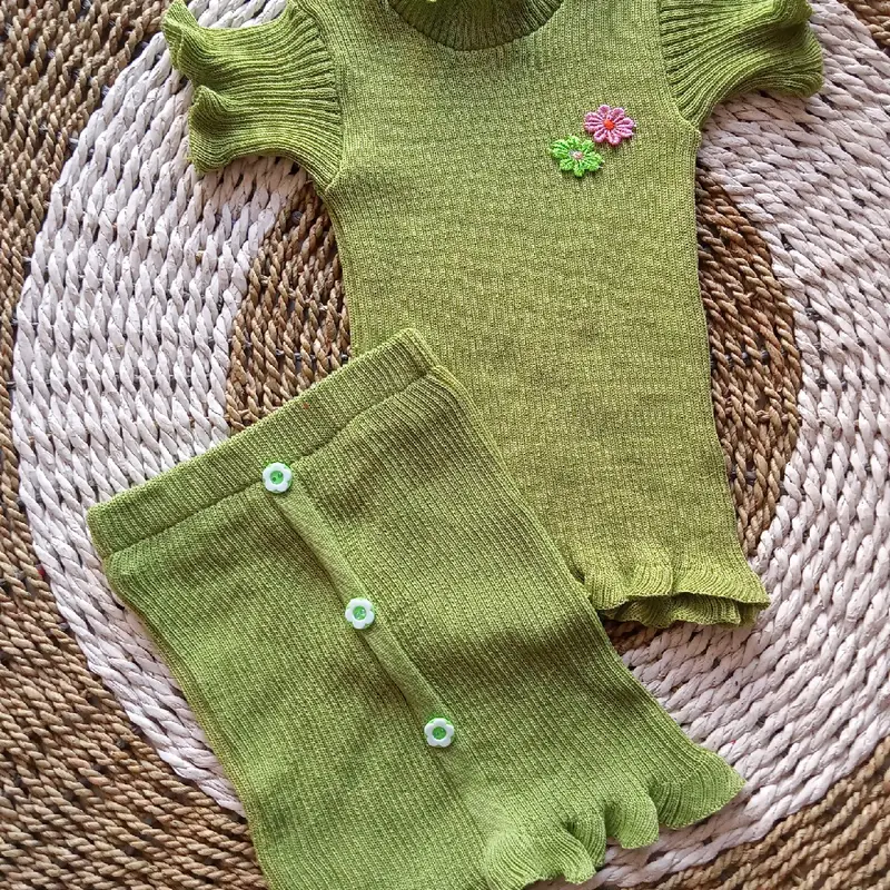 Set rok rajut halus lembut usia 1-3 tahun recomended setelan anak cewe Nyaman setelan anak perempuan dress anak 8