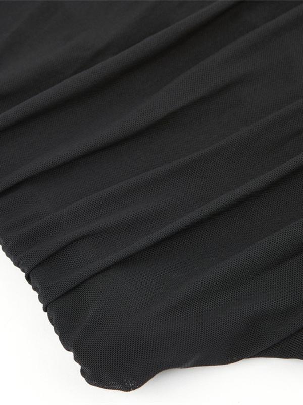 Women's Solid Grommet Eyelet Lace Up Ruched Corset Shapewear Top, Casual Breathable Comfortable Tummy Control Shapewear Tube Top, Women's Shapewear 4