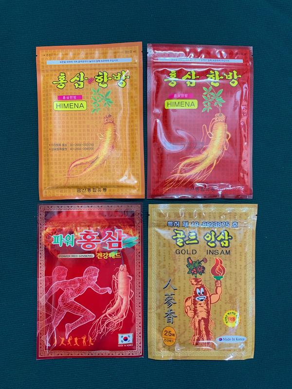 Cao dán hồng sâm Hàn Quốc Himena - Gold Insam - Power bịch 20/ 25 miếng