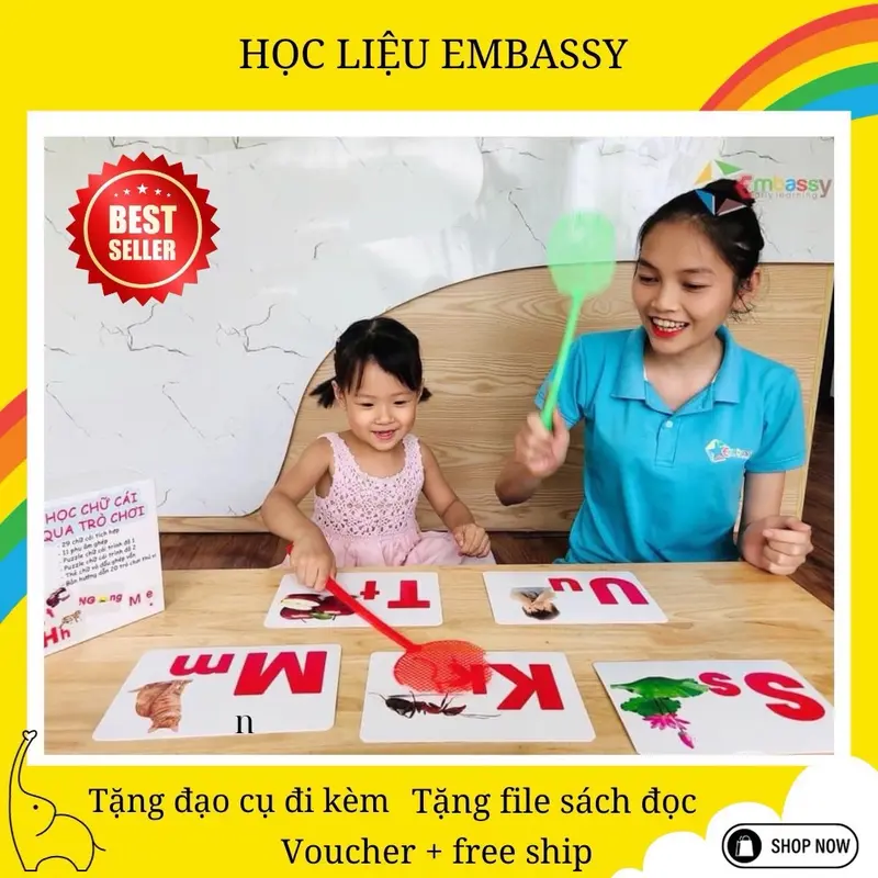 Bộ học liệu Học chữ cái qua trò chơi 0