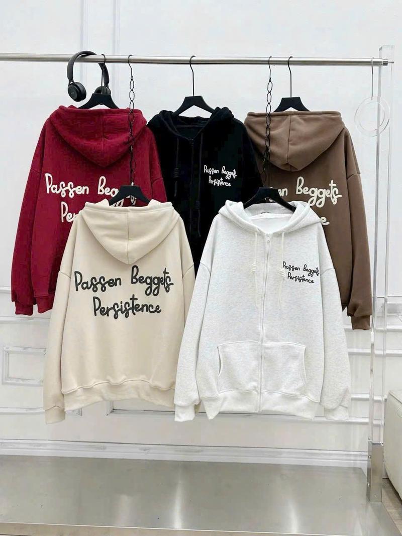 Product Introduction of Áo Khoác Hoodie Nam Nữ Passen Beggets Vải Nỉ Bông Xinh Xắn - Áo Khoác Nhẹ Chống Nắng Giữ Ám 8