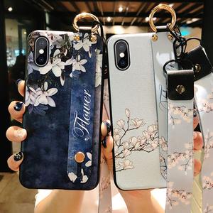 Mobile phone case For iPhone 16 Pro Max 14 Pro max protective case iphone15 16 plus silicone soft Shell With Wristband protective case With Strap lanyard iPhone13 Pro Max 14 pro max 11 12 promax 15 promax XS XR cover casing with rope sling