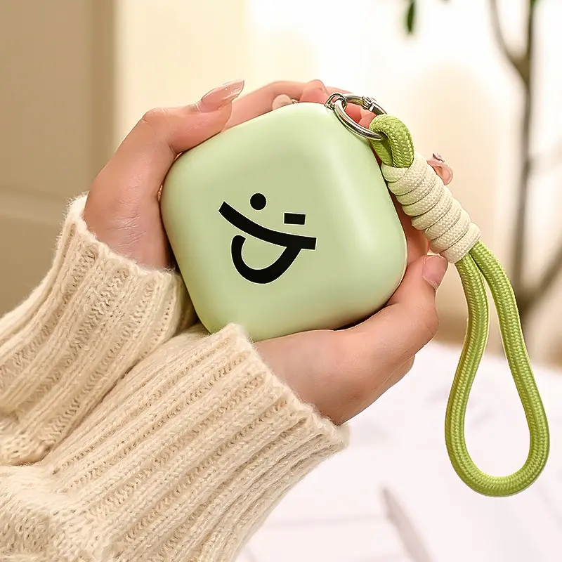 Winter new square hand warmer charging intelligent control warm baby portable mini hand warmer charger  magsafe