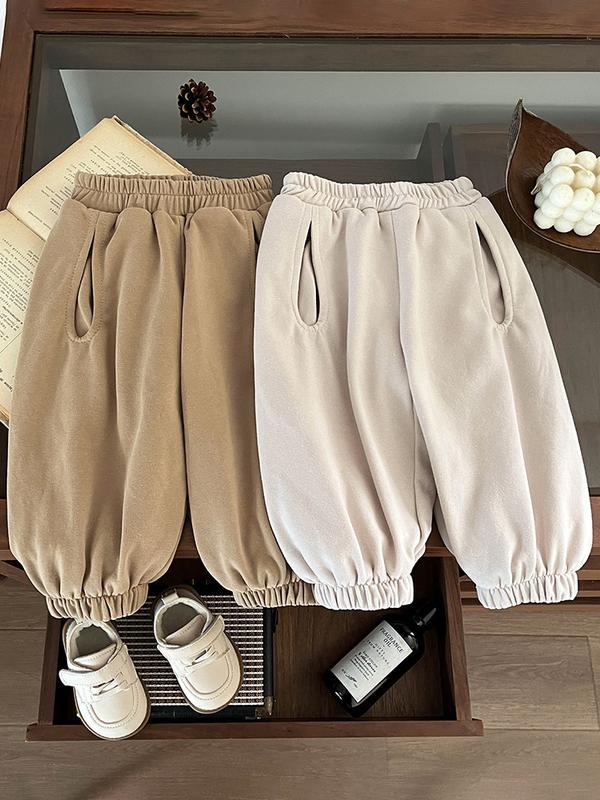 QCCC Quần bomber lót lông túi giọt nước cho bé trai bé gái - QD019