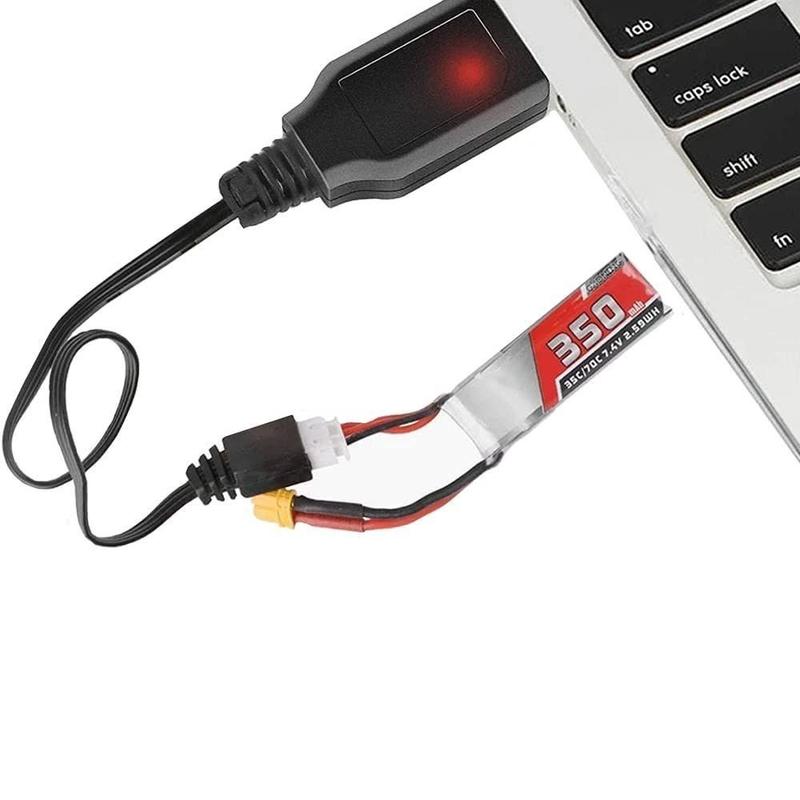 Mới 3.7V/7.4V/11.1V Bộ chuyển đổi pin 1000mAh/500mAh Phổ thông Sạc USB…