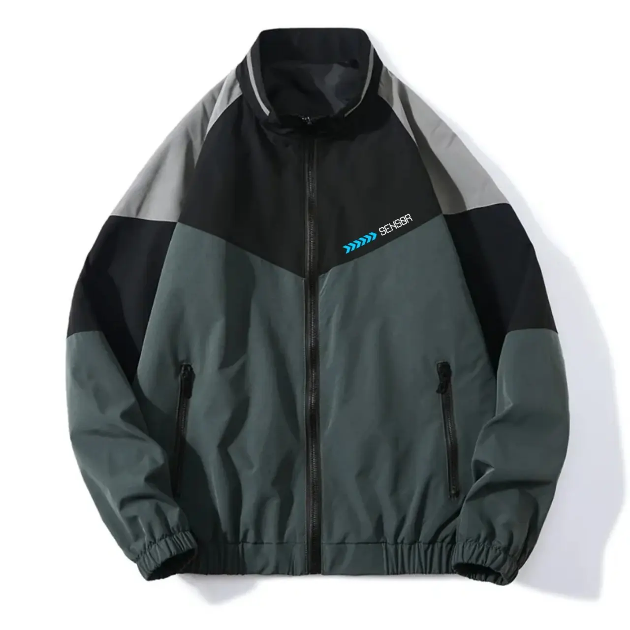 Kqa Varsity Jacket Vintage Parasut Casual Pria