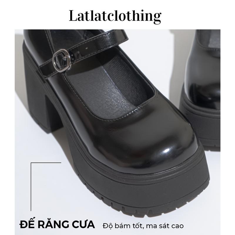 [ CÓ SIZE 34 - BẢN 10CM ] Giày cao gót Barbie Girl đế cao 10cm đế vuông cực kì cá tính dành cho nữ - BẢN ĐẾ 10CM_1201 Shoes Jean 3
