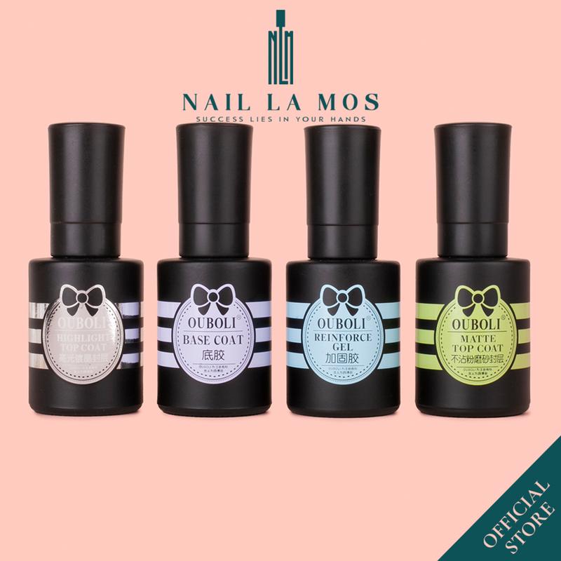 Base top cứng móng OUBOLI chính hãng 20ml - Sơn gel liên kết bền top phủ bóng móng nail loại tốt