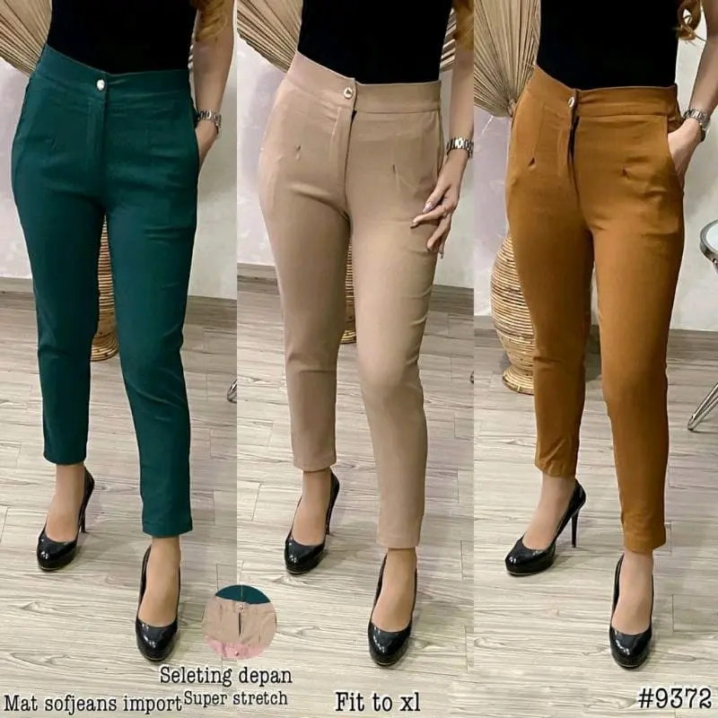 Celana Wanita Softjeans Stretch Melar Import 9372