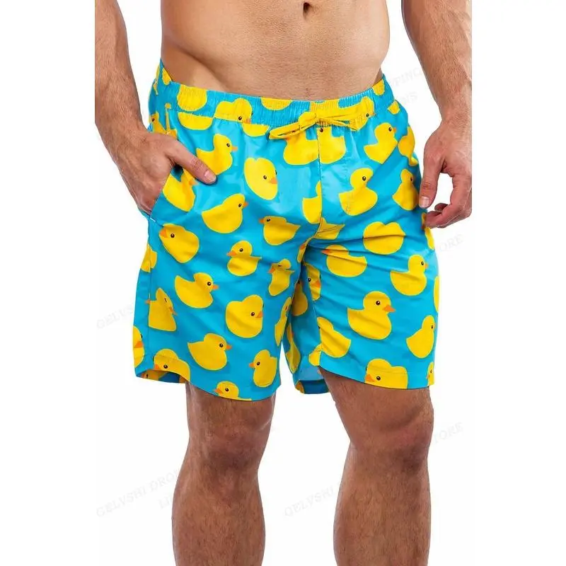 Duck Board Short Kids Beach Shorts Men's Swimming Trunks Masculina Casual Shorts Boy Sports Briefs Swimwear Trunk Quick Dry Pant 0