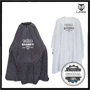 Kep wahl barbershop kipcukur kain cape barbershop salon pangkasrambut - random Hitam