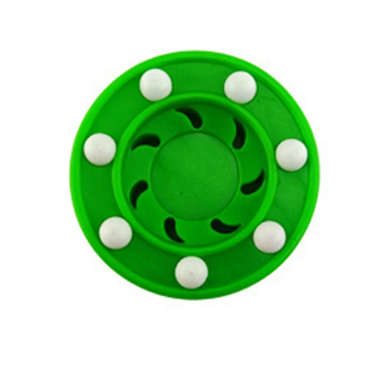 Roller Hockey ABS High-Density Street Land Hockey Practice for Ice Inline Street Hockey Training,Green