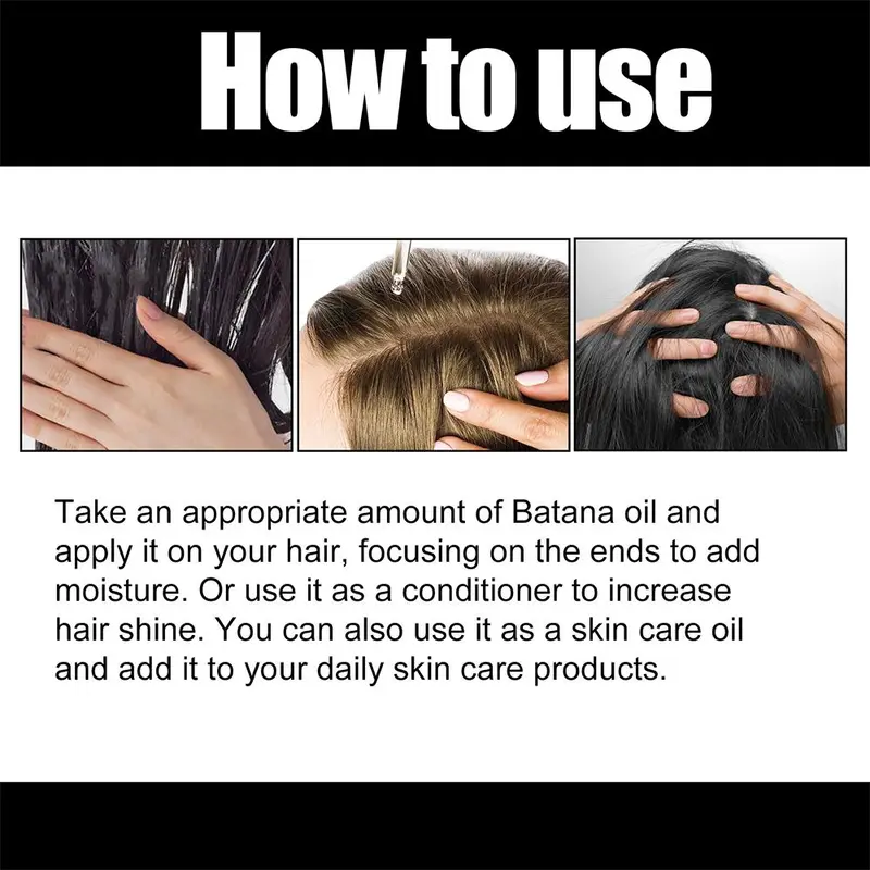 OUHOE Batana Oily Hair Essence 60ml Memperbaiki Rambut Rusak Memperkuat Akar Rambut Secara Efektif Mencegah Rambut Rontok Melembutkan, Menutrisi, Menenangkan Dan Memperbaiki Kulit Kepala Meningkatkan Kualitas Dan Kesehatan Rambut Esensi Perbaikan Rambut 4