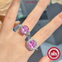 Gambar AGIAO Dua Gaya Temperamen Mode Ring 925 Perak Cincin Wanita - A, Dapat disesuaikan dari A.GIAO.ID Kab. Gresik 3 Tokopedia