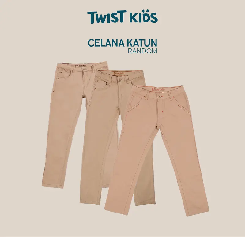 Twist Kids - HARGA SPESIAL Celana Panjang Anak Laki-Laki Bahan Katun dan Jeans Model Random 0