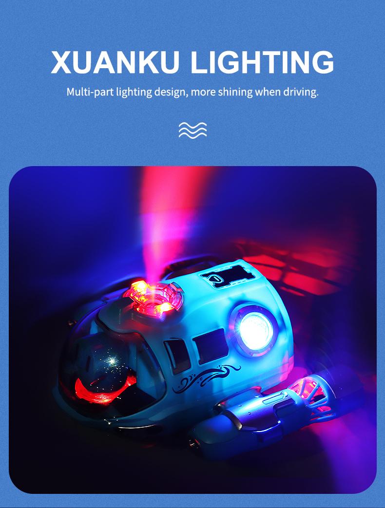 Product Introduction of RC Water Spray Submarine Battle Boat 2.4GHz Remote Control Motorboat Waterproof Swimming Pool Bathing RC Steamboat Toys for Children's Gift 70