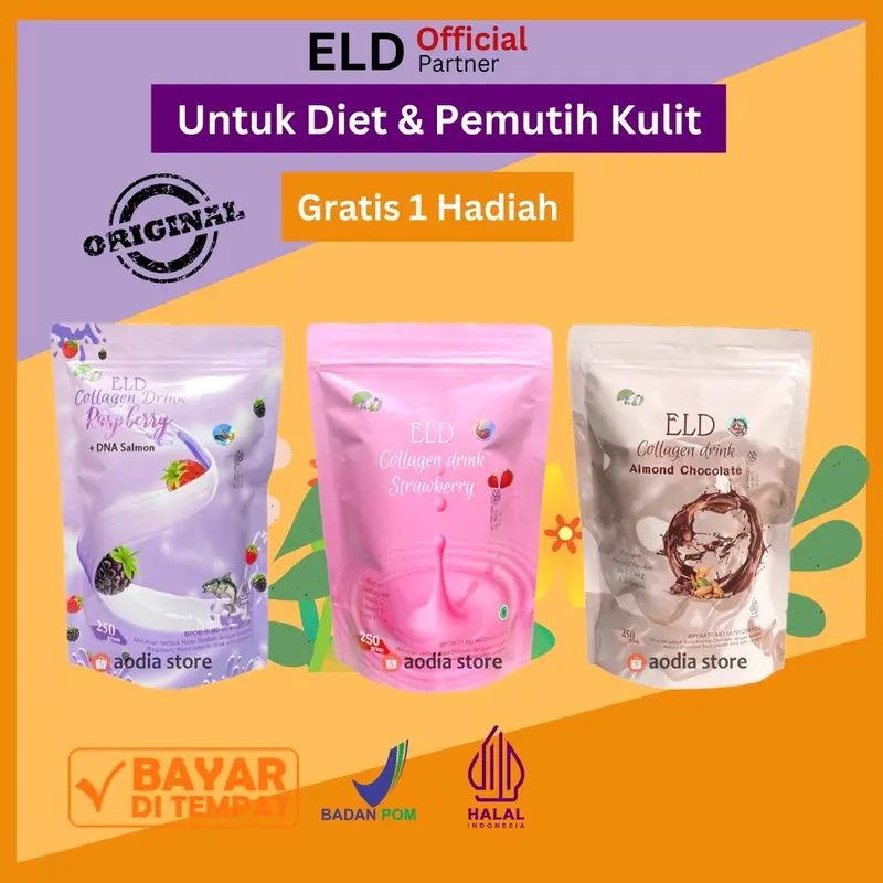 ELD Collagen Drink Dalam Satu Kemasan Rasa 7