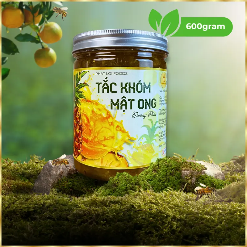 [600gram] TẮC KHÓM MẬT ONG ĐƯỜNG PHÈN - PHAT LOI FOODS - Nguyên liệu tự nhiên, hỗ trợ giảm ho và đau họng 5
