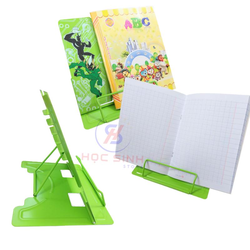 Giá Kẹp Sách Thông Minh Loại 1 Tùy Chỉnh Độ Nghiêng Chống Cận Thị, Gù Lưng ( Màu Ngẫu Nhiên ) - Học Sinh Store