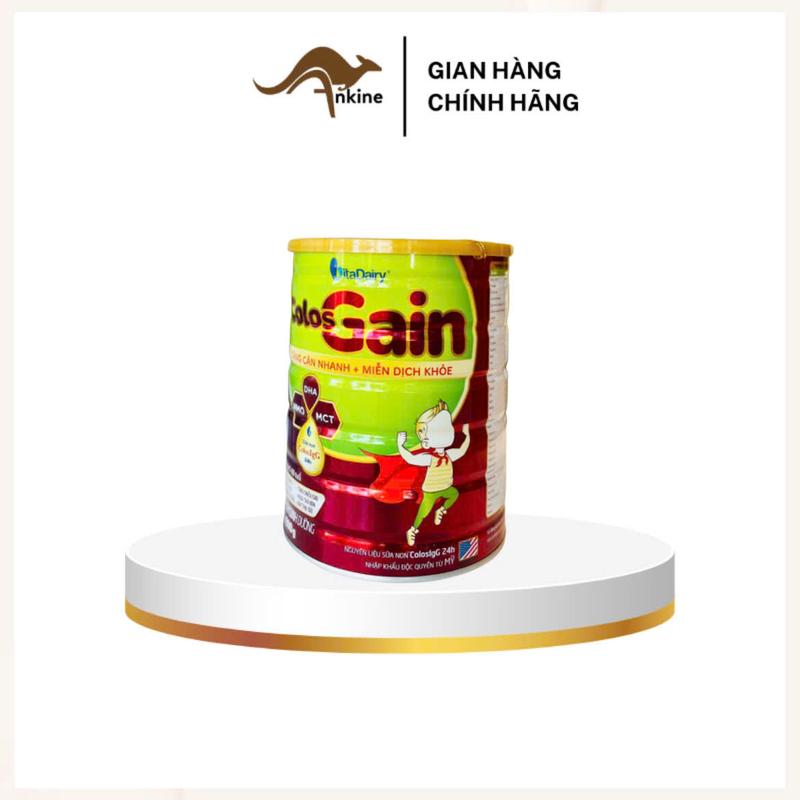 (COLOSGAIN) Sữa Bột dinh dưỡng bổ sung sữa non Colos Gain Vitadairy Hộp 800g Cho Bé miễn Dịch Khỏe