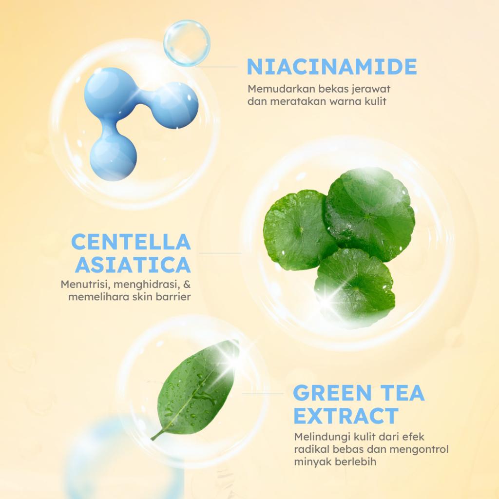 Gloow&be Low pH Bright Facial Wash 120ml – Gentle Cleanser dengan Centella, Green Tea & Niacinamide | Hydrating, Oil Control, Jaga Skin Barrier, BPOM eb Gloow&be Low pH Bright Facial Wash 120ml – Gentle Cleanser dengan Centella, Green Tea & Niacinamide | Hydrating, Oil Control, Jaga Skin Barrier, BPOM eb