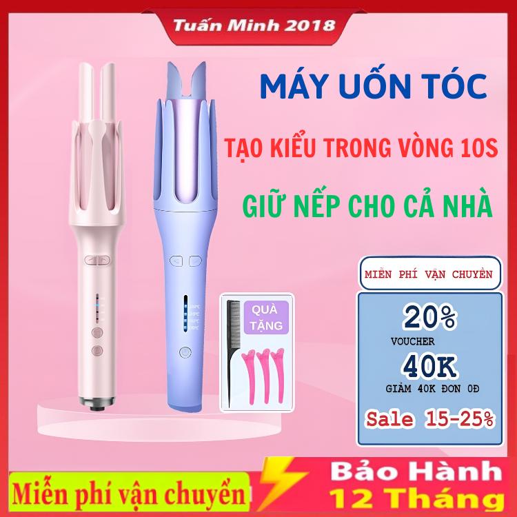 Máy uốn tóc tự động SeeMee FAERS PLUS chất liệu gốm sứ đường kính uốn 32mm - Hàng Chính Hãng Bảo Hành 12 Tháng