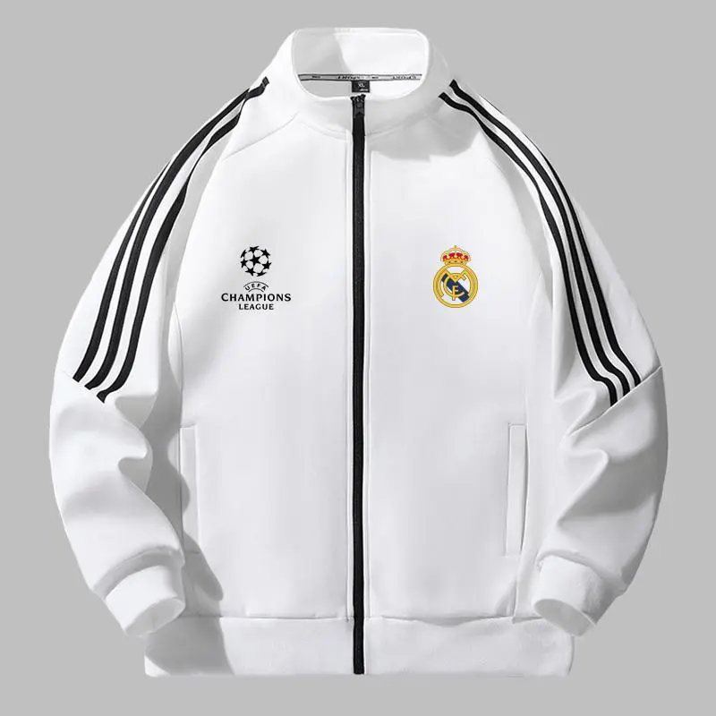[3539 People Collection] Men's No.7 Champions League Real Madrid Casual Jacket Spring and Autumn Youth Thin Jacket Casual Sportswear Sweater