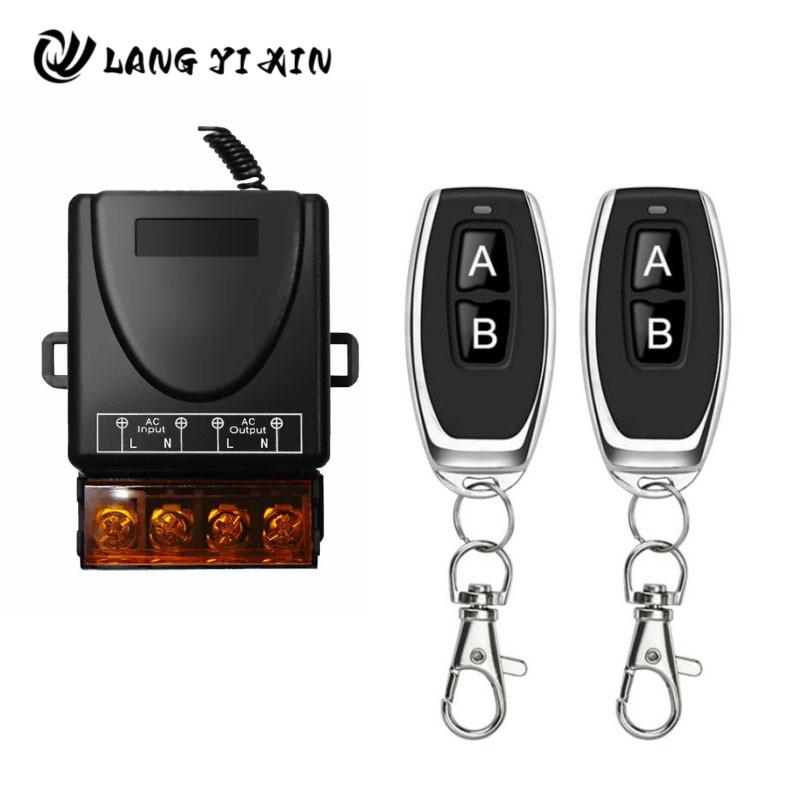 High Power 220V Smart Remote Control On/Off Power Switch Remote ...