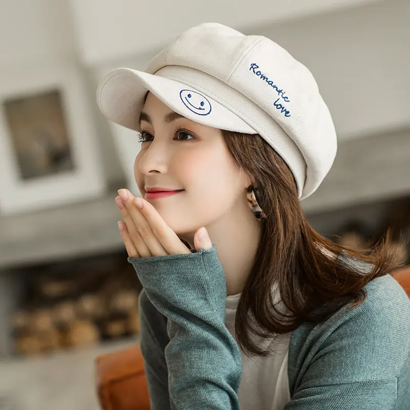 Mũ Nồi, Mũ Bát Giác, Phong Cách Mùa Xuân Và Mùa Thu Anh Quốc, Mũ Nồi Mùa Thu Và Mùa Đông, Phong Cách Hàn Quốc, Phong Cách Nhật Bản, Hợp Xu hướng Và Dễ Phối Đồ Mũ Mùa Đông, Dành Cho Nữ, Người Có Ảnh Hưởng Trực Tuyến