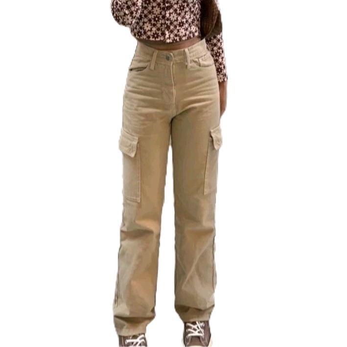 CELANA CARGO JEANS WANITA, CELANA WANITA High 0