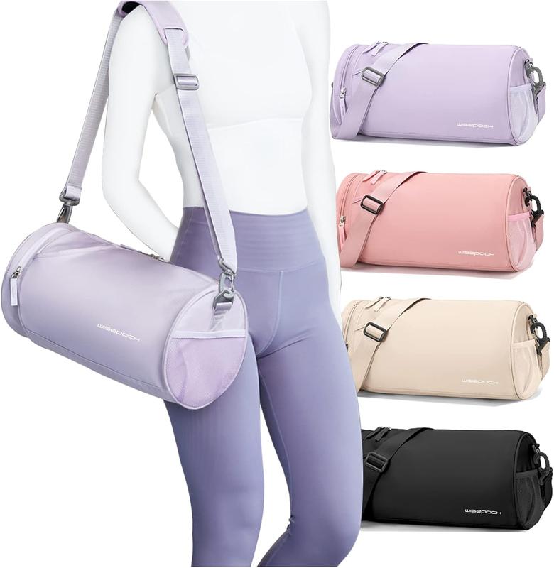 TikTok Shop Small Gym Bag for Women Workout Bag Mini Duffle Bag Womens Spotrs Gym Bags Small Travel Duffel Bag with Wet Pocket Carry on Weekender Bags for Dance Swimming Gym Yoga Fitness Purple