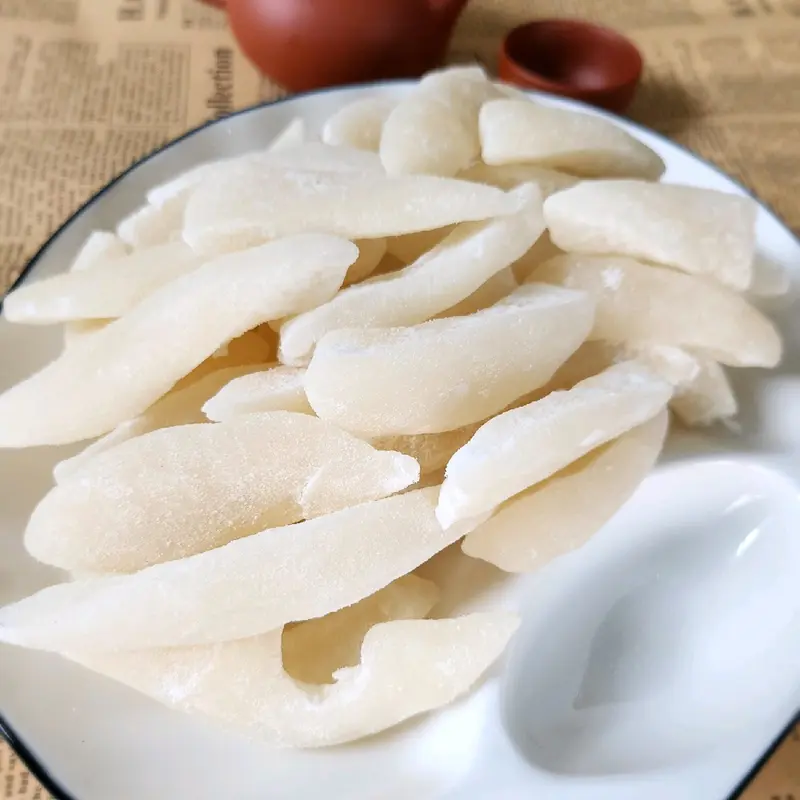 Mứt Dừa Sáp Loại 2 - Đặc Sản Trà vinh, Túi 500g Ăn Vặt Food Thức Ăn 1
