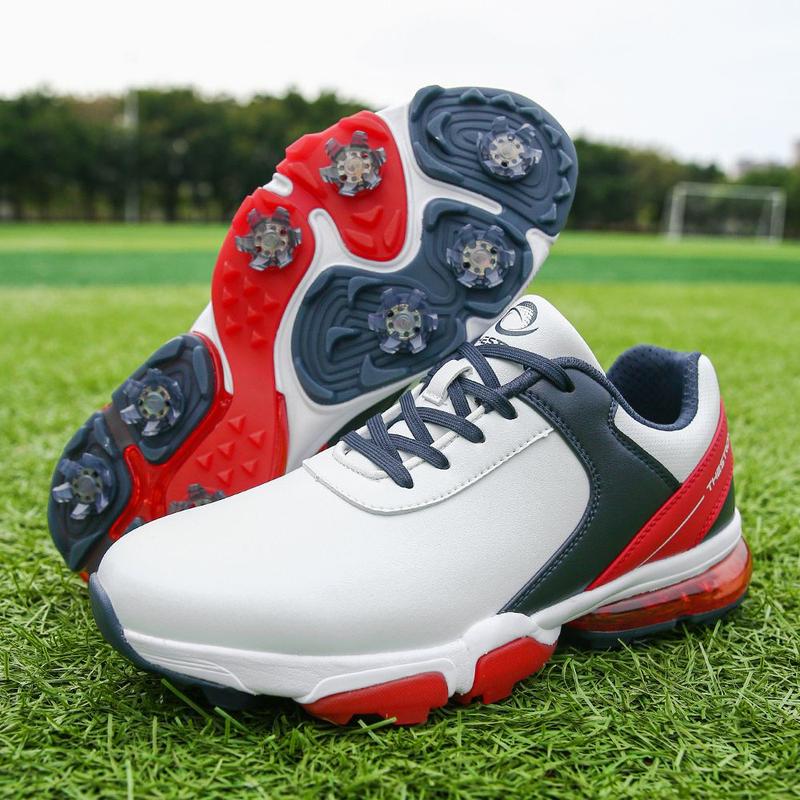 Product Introduction of New Breathable Men's Golf Shoes Professional 8 Studs Large Size Waterproof Non-slip Lightweight Casual Sports Shoes XZ25044 22