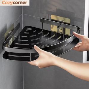 Penyusun Bilik Mandi Lekap di Dinding, Bahan ABS, Ketibaan Baru, Tiada Gerudi, Rak Pancuran, untuk Peralatan Mandi