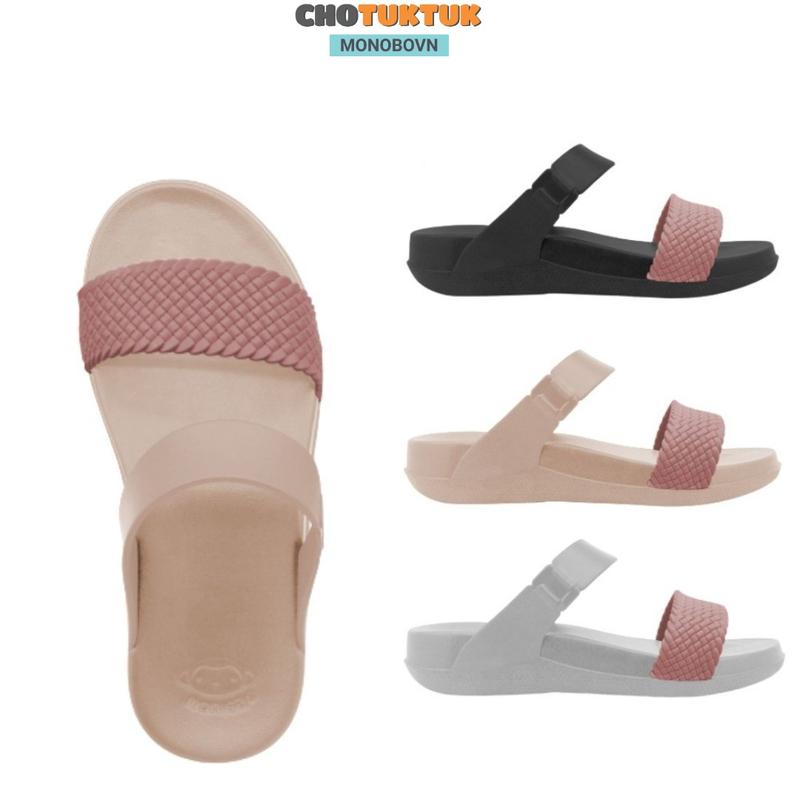Dép nữ Thái Lan Cao Su êm chóng trơn Monobo Moniga 7.7 DéP GiàY Shoes Women Quai Chéo