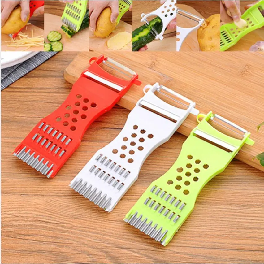 Upgrade Your Kitchen with this 5-in-1 Multi-functional Peeler and Cutter, Perfect for Slicing and Dicing