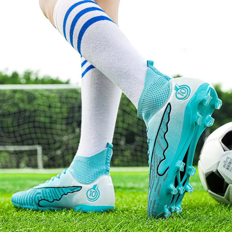 Giày Bóng Đá, Dành Cho Nam Giới, Messi, Giày Tập Luyện Cổ Cao, Chất Lượng Cao, Thích Hợp Cho Thanh Niên Và Học Sinh, Giày Bóng Đá, Cỡ Lớn 33-46, Đinh Tán FG, Chống Trượt, Hấp Thụ Sốc, Giày Trò Chơi Chuyên Nghiệp 3