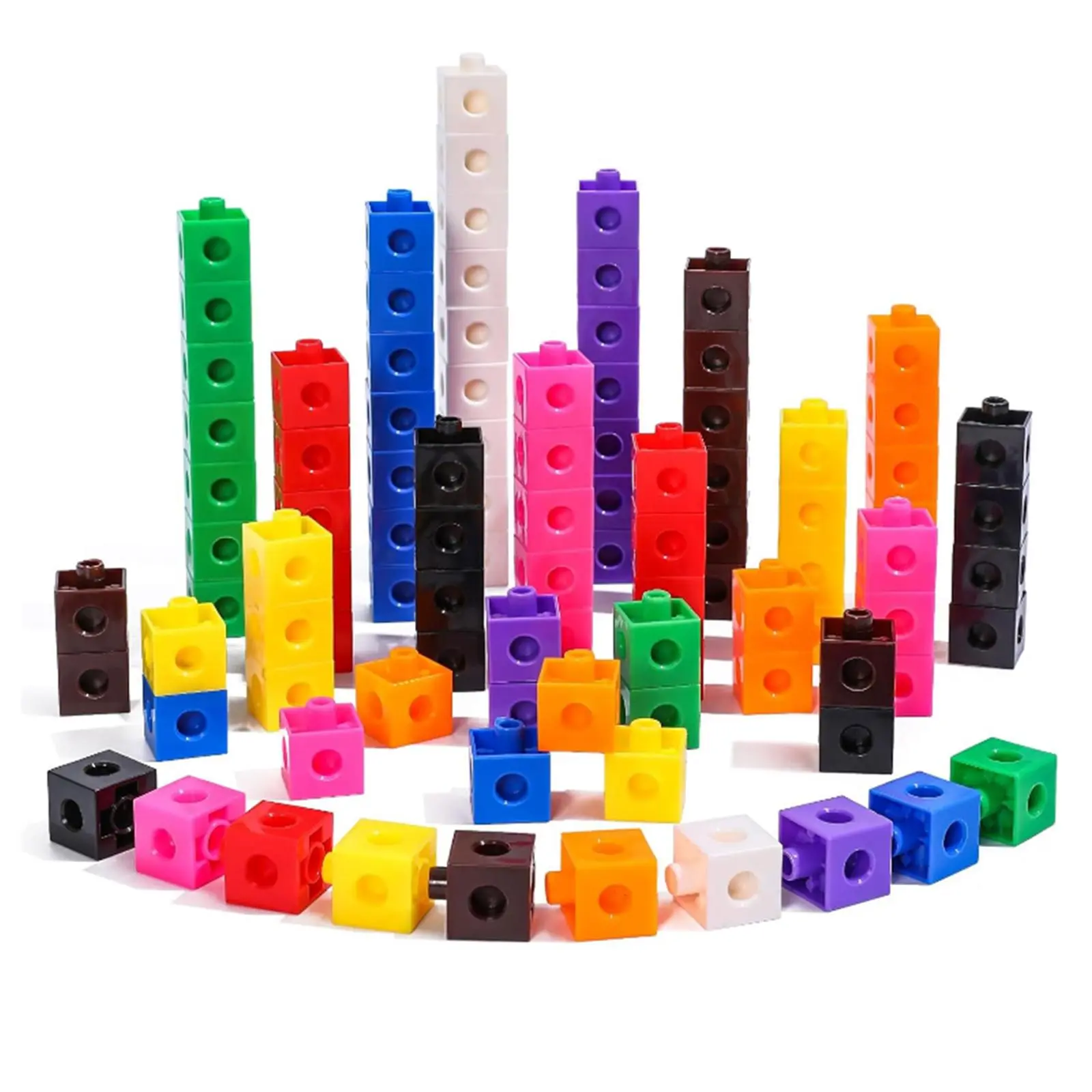 Random Color Building Blocks, Colorful Blocks Building Toys, Creative Blocks, Birthday Gifts