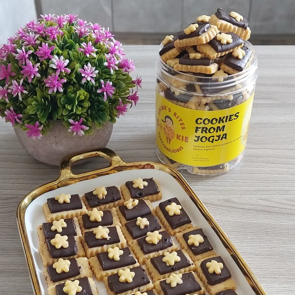 kue batang coklat chochostick cookies Toples Food Snacks Kering