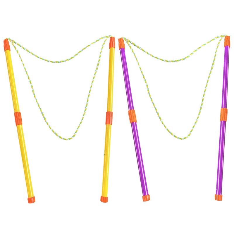 Product Introduction of Outdoor 1Set Double Pole Bubble Rope Color Giant Bubble Circle Garden Toy Big Bubble Stick Outdoor Fun for Kids Bubble Tool 41