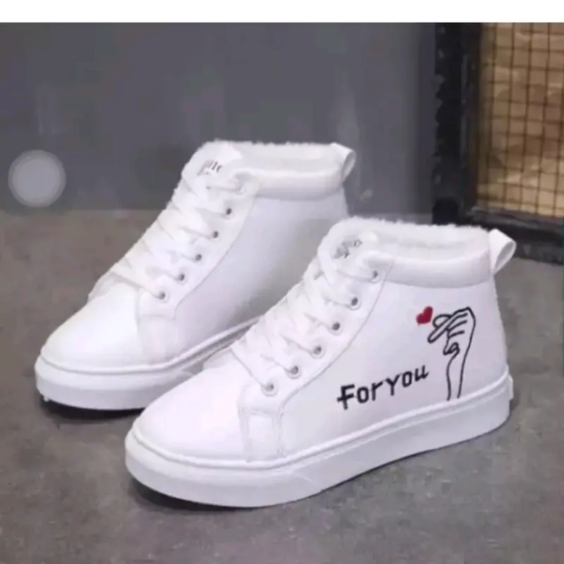 Sepatu Boot Fashion Anak Perempuan Print Motif For You Sepatu Kasual Terbaru 1