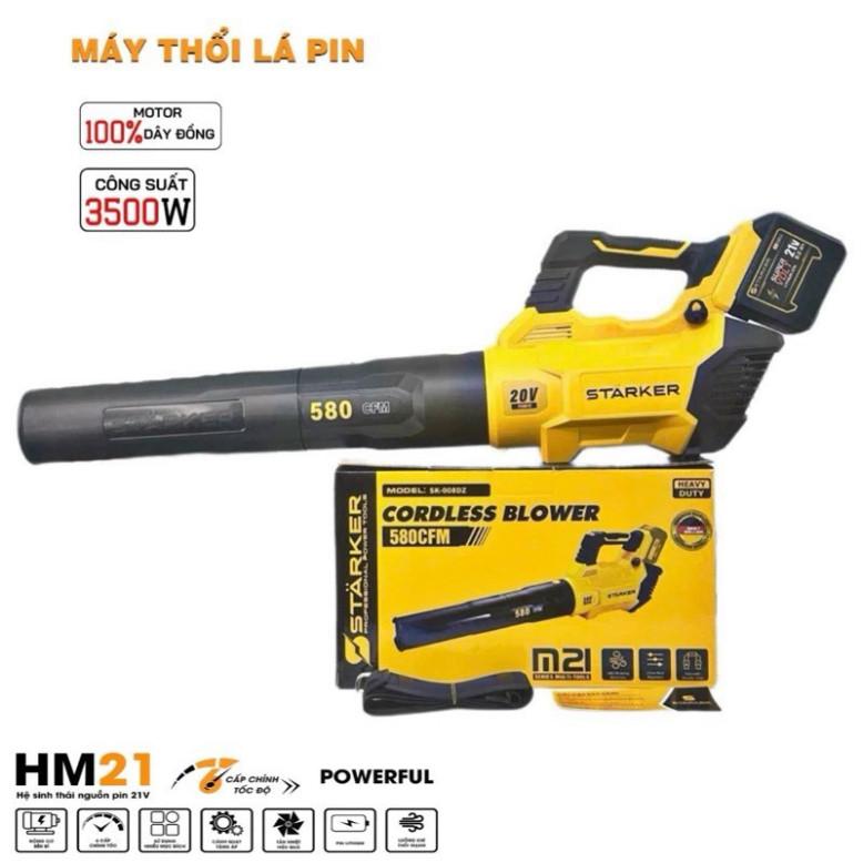 Product Introduction of Thân Máy thổi bụi, thổi lá công suất lớn STARKER dùng chân pin thông dụng công suất 13m3/min - điều chỉnh 3 tốc độ 66