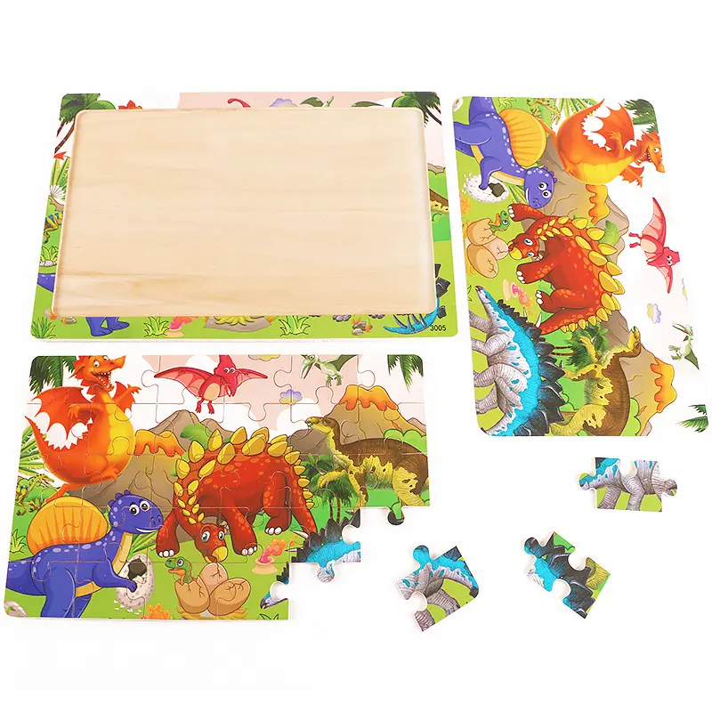 MAINAN EDUKASI ANAK PUZZLE KAYU 30 PCS KARAKTER LUCU / JIGSAW PUZZLE 5