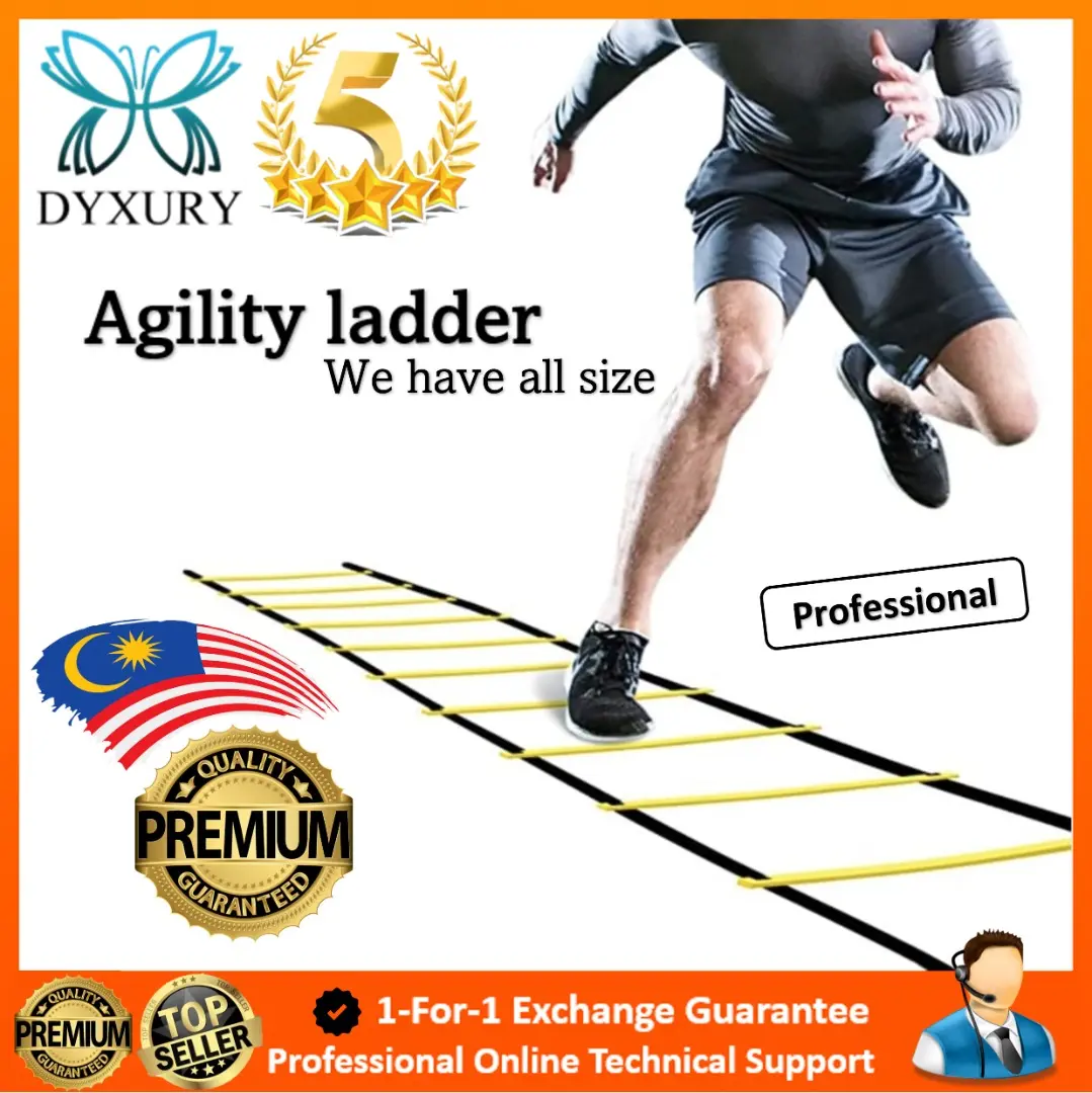 Agility Ladder Football Training Footwork Speed Sensitivity Nylon Football Supplies Ladder Foldable Rope Jumping