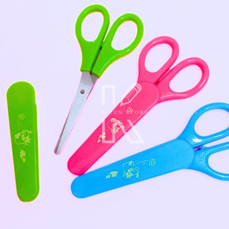 Kéo Thủ Công Có Nắp Đậy Xuân Bo 5008 Loại Tốt (Giao màu ngẫu nhiên)