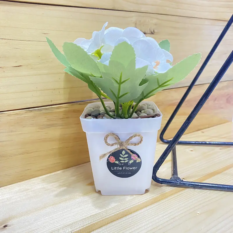 Bunga begonia artificial hiasan dekorasi ruangan 3