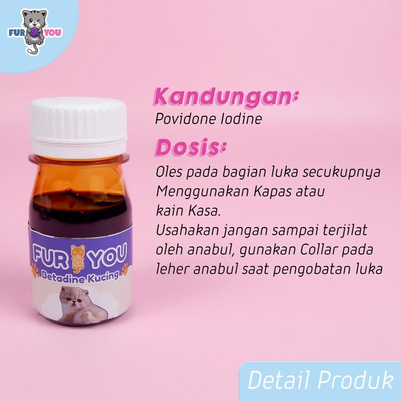 Product Introduction of Betadine Kucing Pengobatan Luka Terbuka 1
