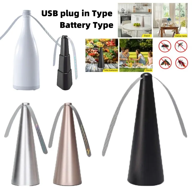 Kipas Pengusir Lalat Lebah Serangga Penggangu Makanan Alat Pengusir Lalat 360 Degree Fly Repellent Fan